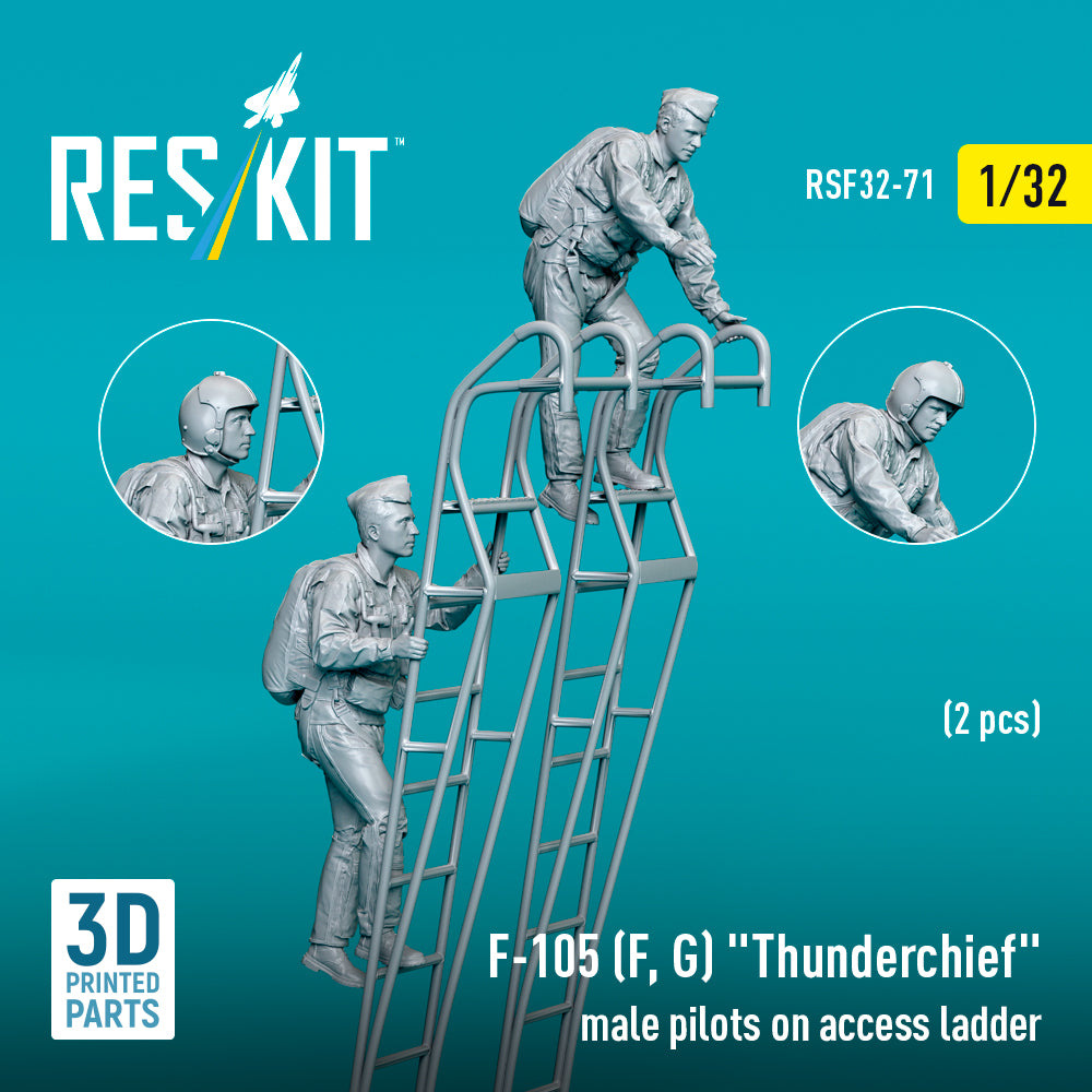 ResKit RSF32-0071 1:32 F-105F/G Male Pilots on Ladder
