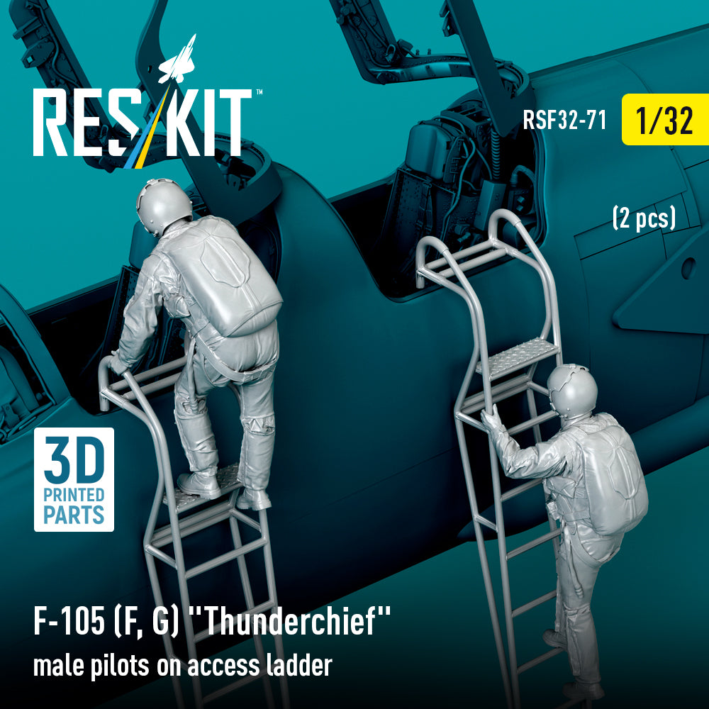 ResKit RSF32-0071 1:32 F-105F/G Male Pilots on Ladder