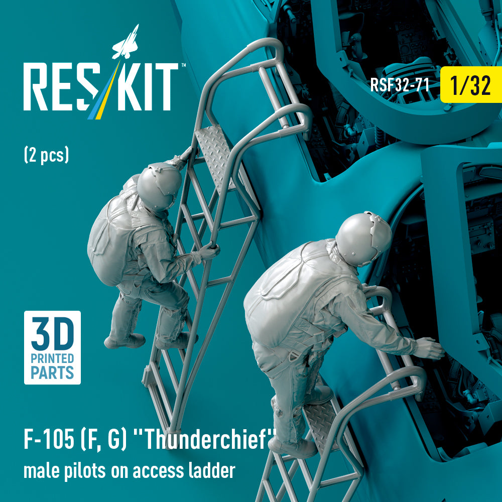 ResKit RSF32-0071 1:32 F-105F/G Male Pilots on Ladder