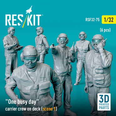 ResKit RSF32-0075 1:32 "One busy day" carrier crew on deck