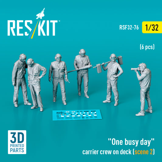 ResKit RSF32-0076 1:32 "One busy day" carrier crew on deck