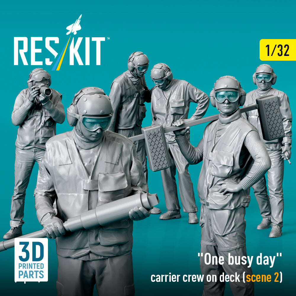 ResKit RSF32-0076 1:32 "One busy day" carrier crew on deck
