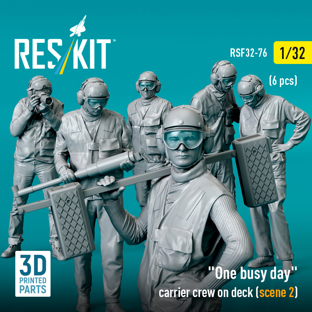 ResKit RSF32-0076 1:32 "One busy day" carrier crew on deck