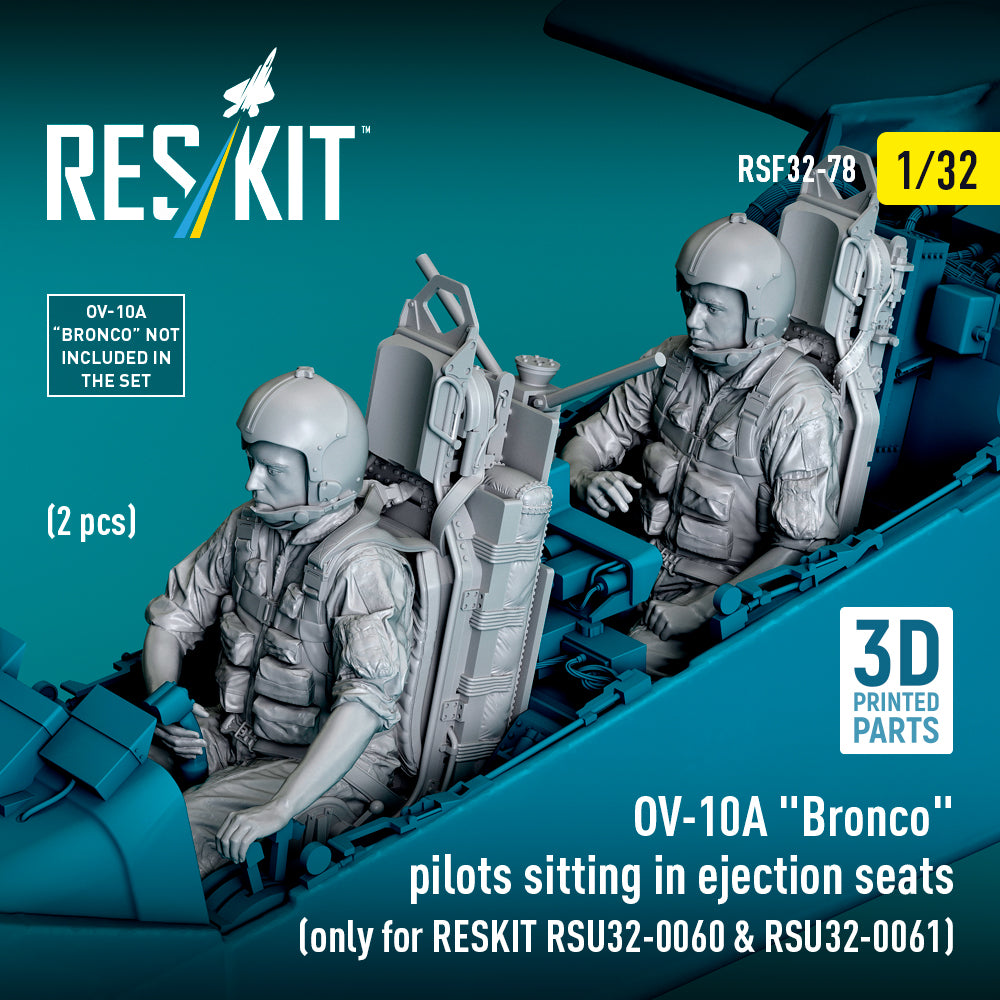 ResKit RSF32-0078 1:32 OV-10A Bronco Pilots in Ejection Seats