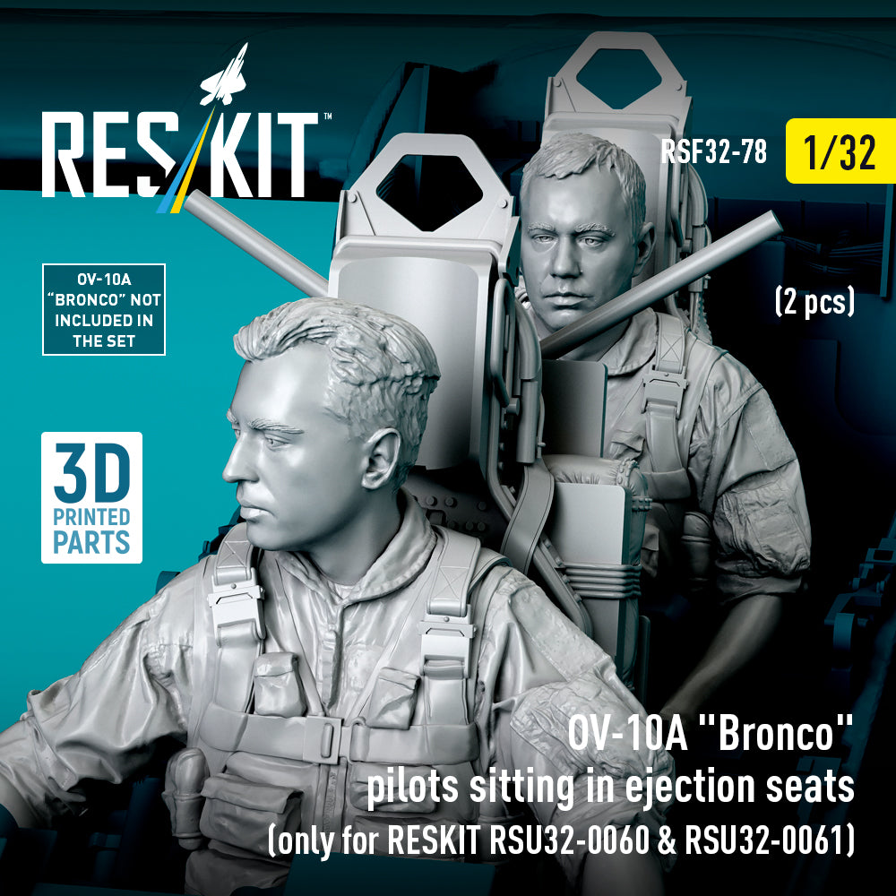 ResKit RSF32-0078 1:32 OV-10A Bronco Pilots in Ejection Seats