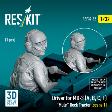 ResKit RSF32-0082 1:32 Driver for MD-3 "Mule" Deck Tractor