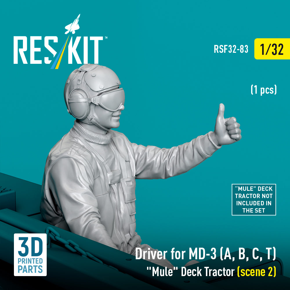 ResKit RSF32-0083 1:32 Driver for MD-3 "Mule" Deck Tractor