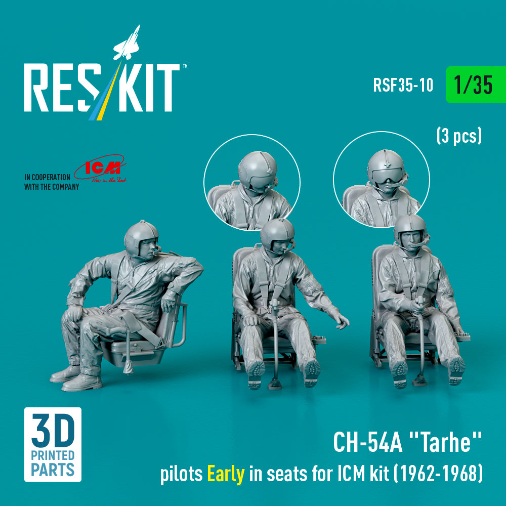 ResKit RSF35-0010 1:35 Sikorsky CH-54A Tarhe pilots Early in seats