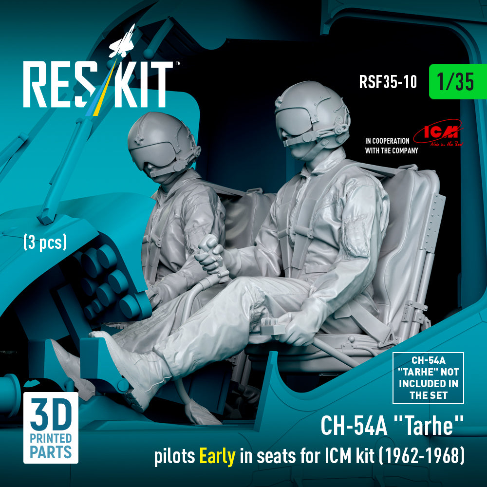ResKit RSF35-0010 1:35 Sikorsky CH-54A Tarhe pilots Early in seats