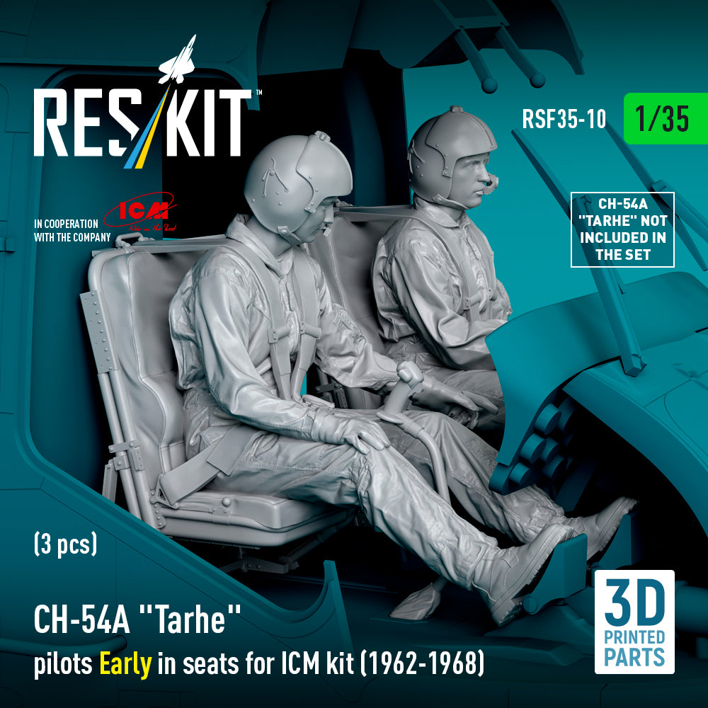 ResKit RSF35-0010 1:35 Sikorsky CH-54A Tarhe pilots Early in seats