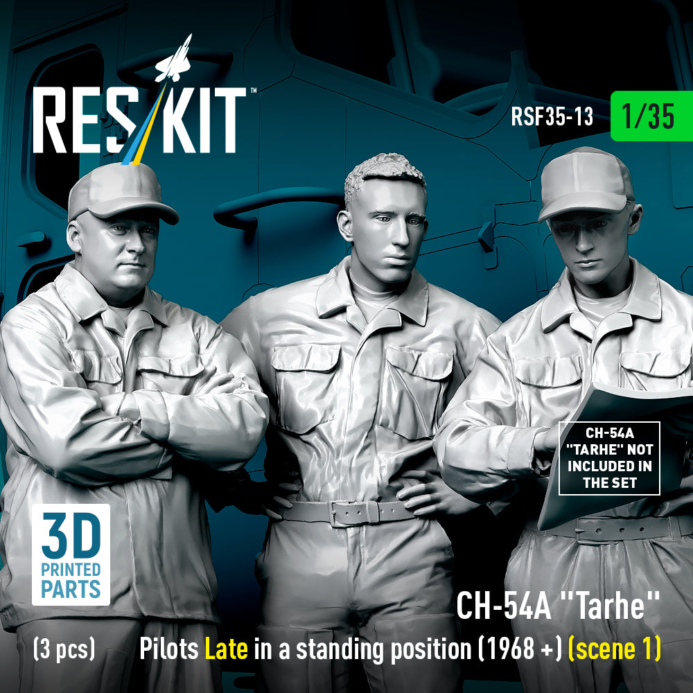 ResKit RSF35-0013 1:35 Sikorsky CH-54A Tarhe pilots Late in a standing position
