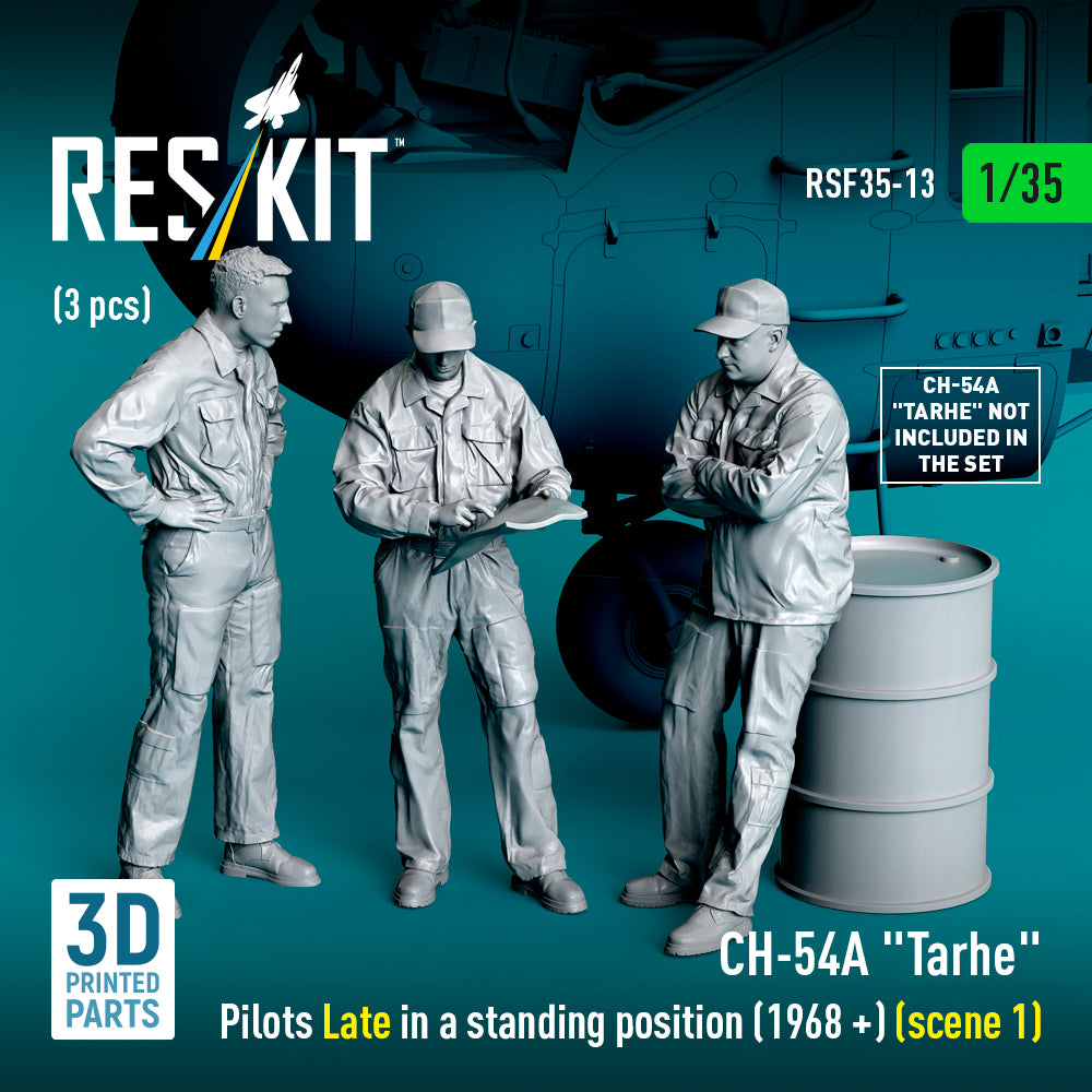 ResKit RSF35-0013 1:35 Sikorsky CH-54A Tarhe pilots Late in a standing position