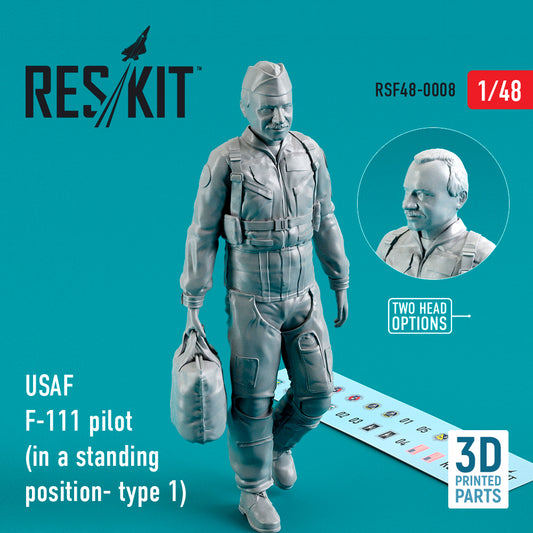 ResKit RSF48-0008 1:48 USAF General-Dynamics F-111 pilot