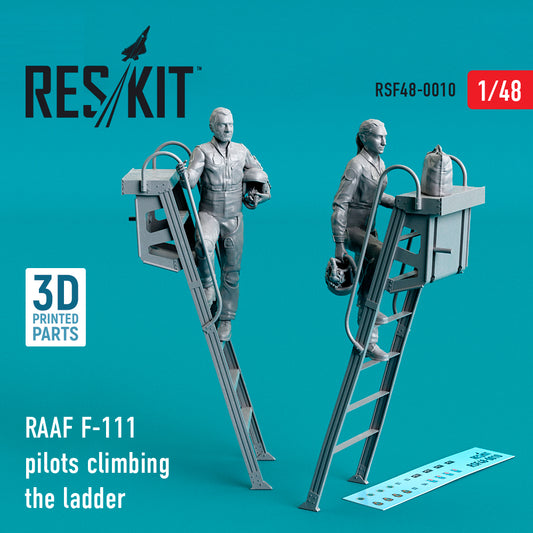 ResKit RSF48-0010 1:48 RAAF General-Dynamics F-111 pilots climbing the ladder