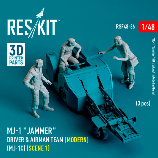 ResKit RSF48-0036 1:48 MJ-1 Jammer Driver & airman team