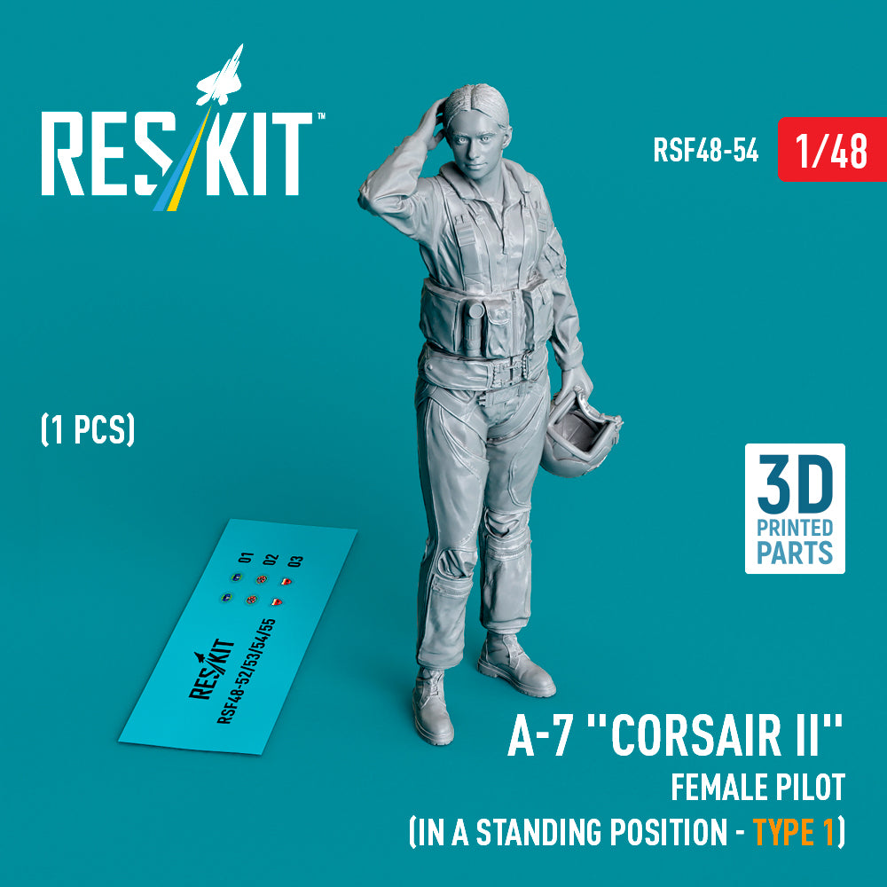 ResKit RSF48-0054 1:48 LTV A-7B/A-7D/A-7E Corsair II female pilot