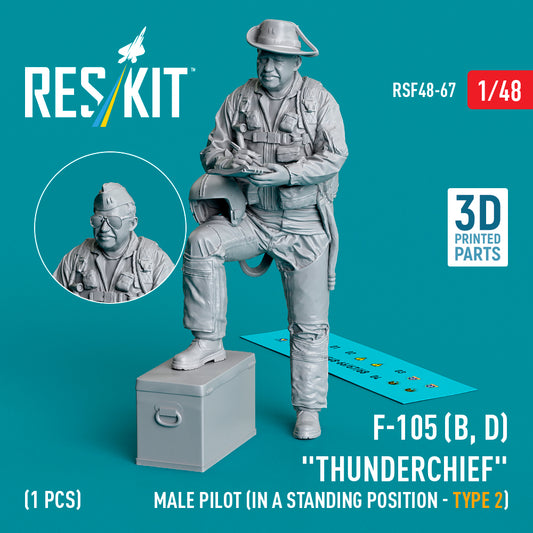 ResKit RSF48-0067 1:48 Republic F-105D/F-105F/F-105G Thunderchief male pilot