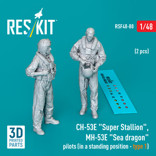 ResKit RSF48-0080 1:48 Sikorsky CH-53E Super Stallion , MH-53E Sea dragon pilots