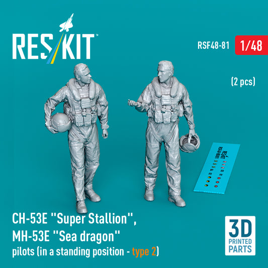 ResKit RSF48-0081 1:48 Sikorsky CH-53E Super Stallion , MH-53E Sea dragon pilots