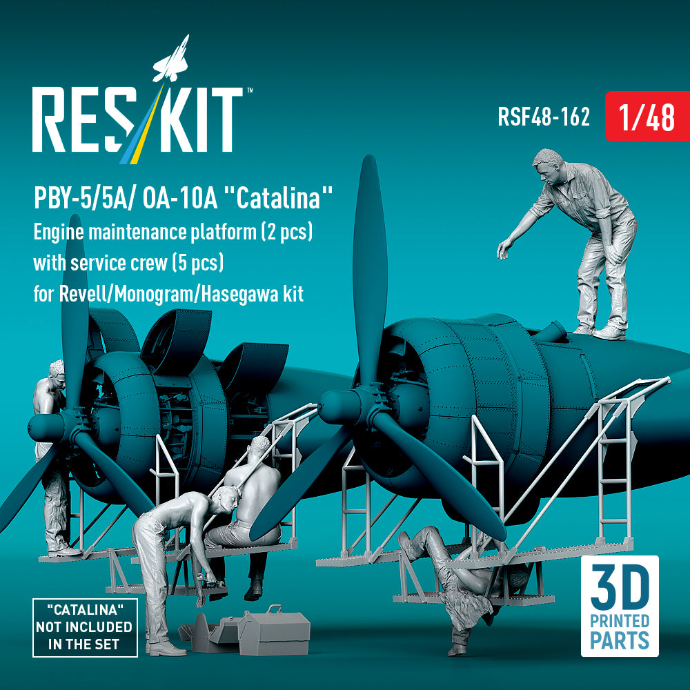 ResKit RSF48-0162 1:48 PBY-5 Catalina Engine Platform
