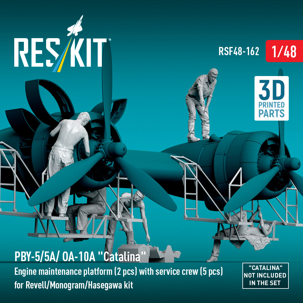 ResKit RSF48-0162 1:48 PBY-5 Catalina Engine Platform