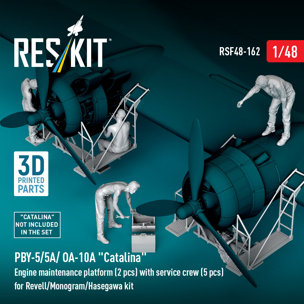ResKit RSF48-0162 1:48 PBY-5 Catalina Engine Platform