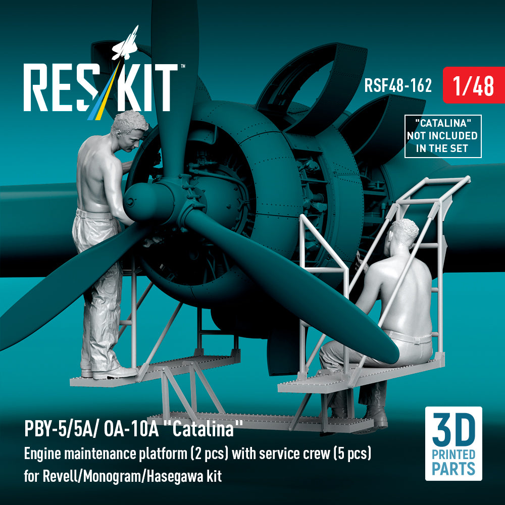 ResKit RSF48-0162 1:48 PBY-5 Catalina Engine Platform
