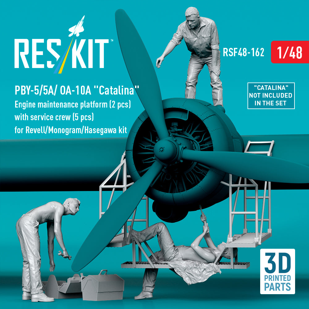 ResKit RSF48-0162 1:48 PBY-5 Catalina Engine Platform