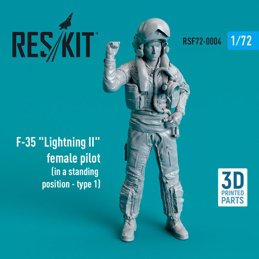 ResKit RSF72-0004 1:72 Lockheed-Martin F-35A Lightning II female pilot