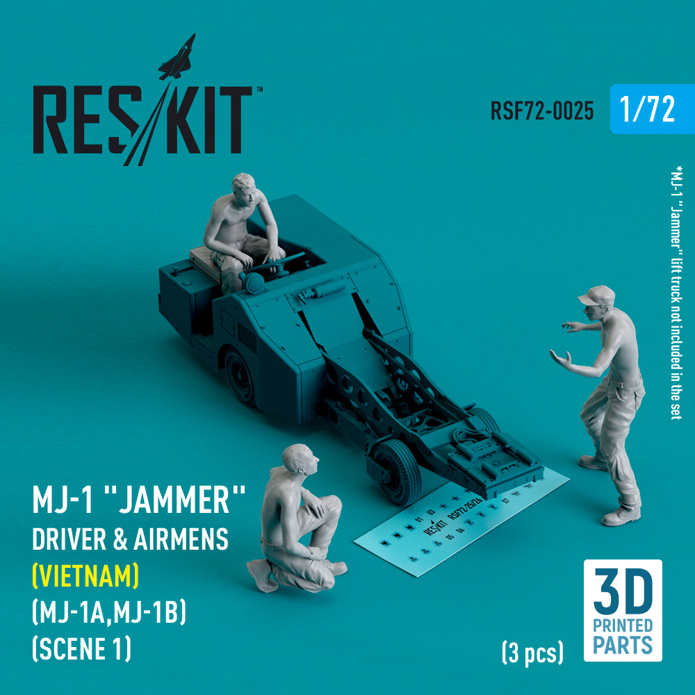 ResKit RSF72-0025 1:72 MJ-1 Jammer Driver & airmens