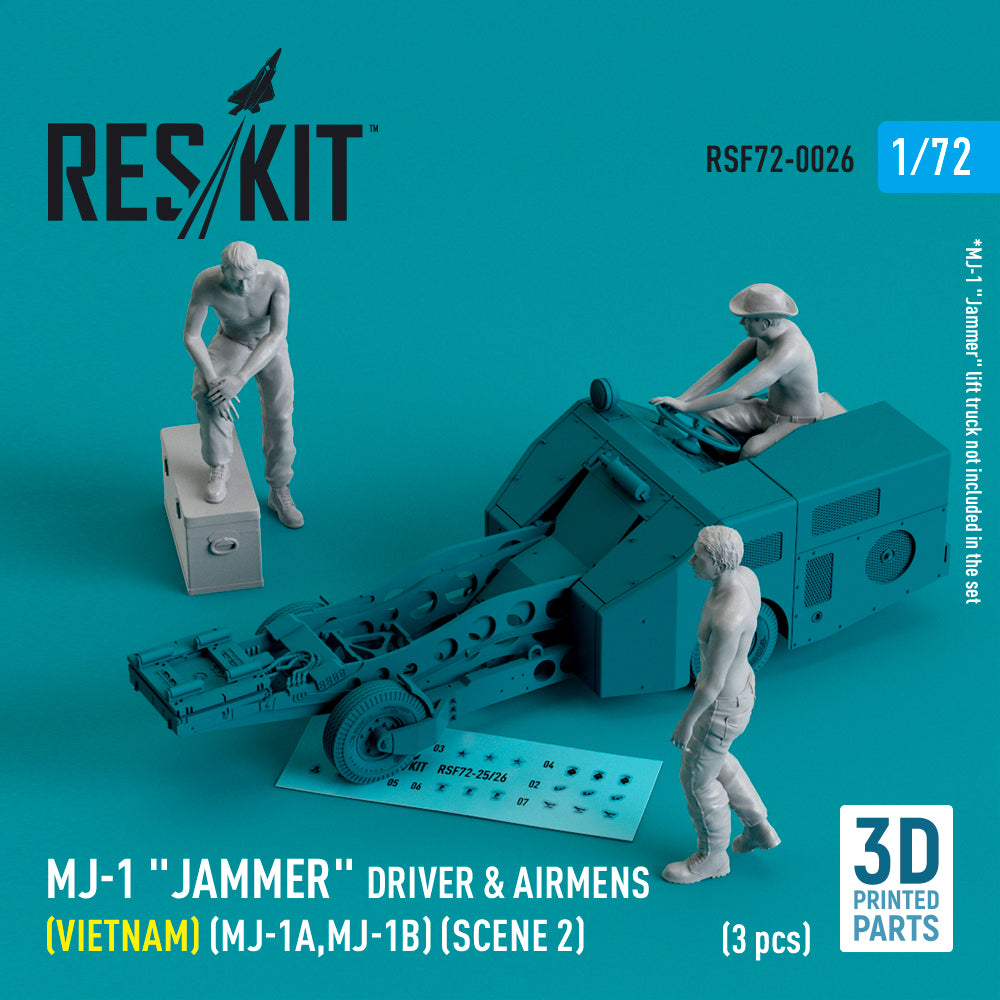 ResKit RSF72-0026 1:72 MJ-1 Jammer Driver & airmens