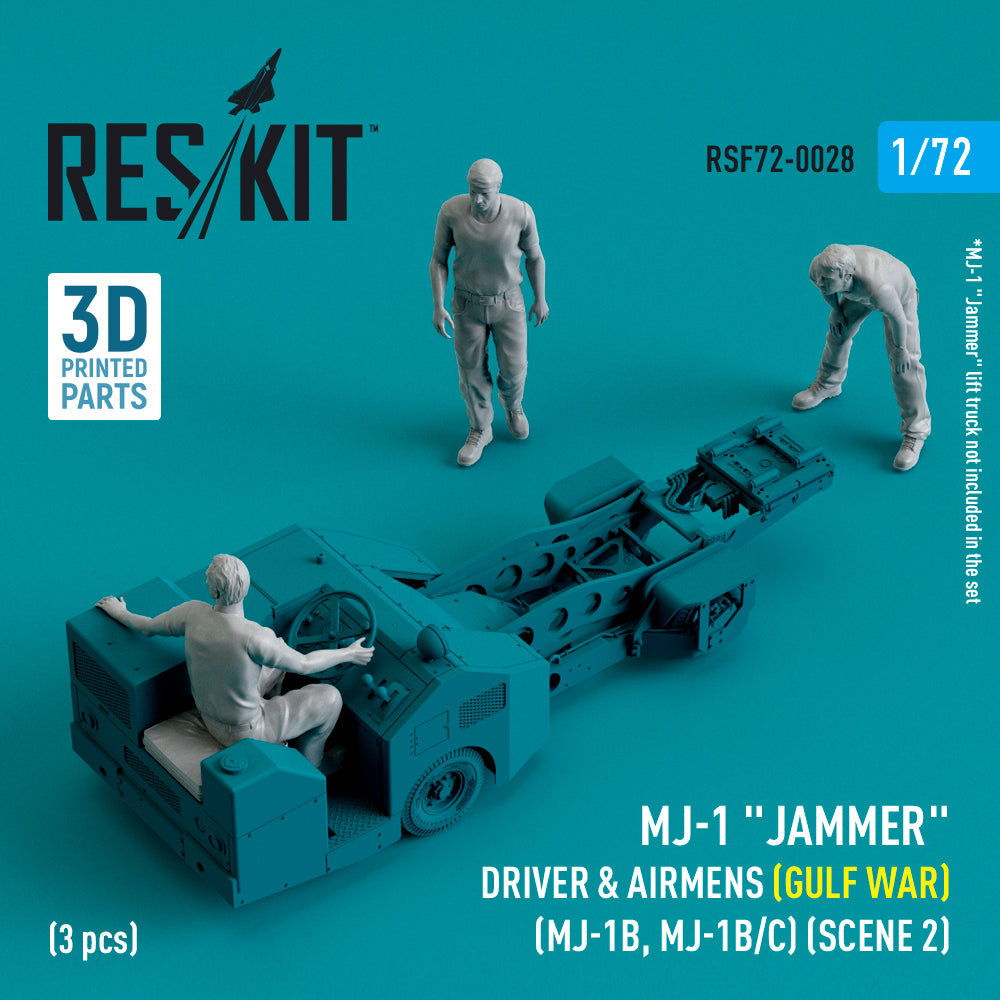 ResKit RSF72-0028 1:72 MJ-1 Jammer Driver & airmens