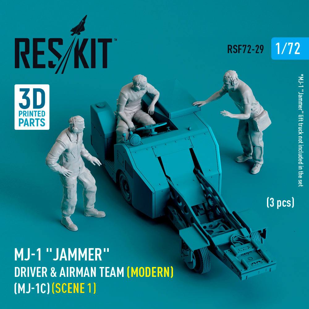 ResKit RSF72-0029 1:72 MJ-1 Jammer Driver & airman team