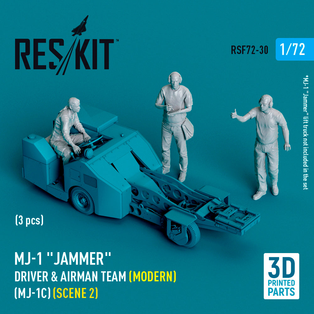 ResKit RSF72-0030 1:72 MJ-1 Jammer Driver & airman team