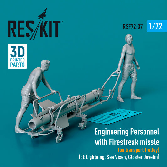 ResKit RSF72-0037 1:72 Engineering Personnel with Firestreak missle