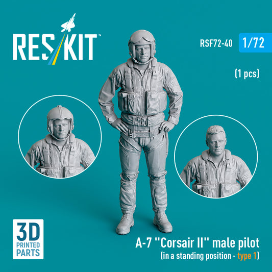 ResKit RSF72-0040 1:72 LTV A-7B/A-7D/A-7E Corsair II male pilot