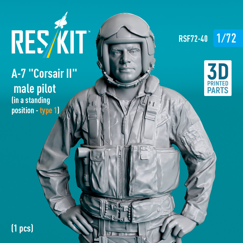 ResKit RSF72-0040 1:72 LTV A-7B/A-7D/A-7E Corsair II male pilot