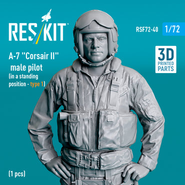 ResKit RSF72-0040 1:72 LTV A-7B/A-7D/A-7E Corsair II male pilot