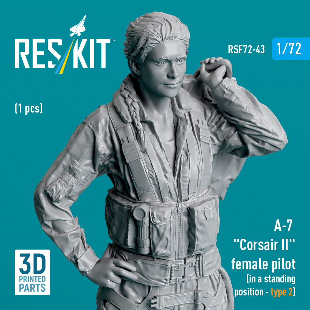 ResKit RSF72-0043 1:72 LTV A-7B/A-7D/A-7E Corsair II female pilot