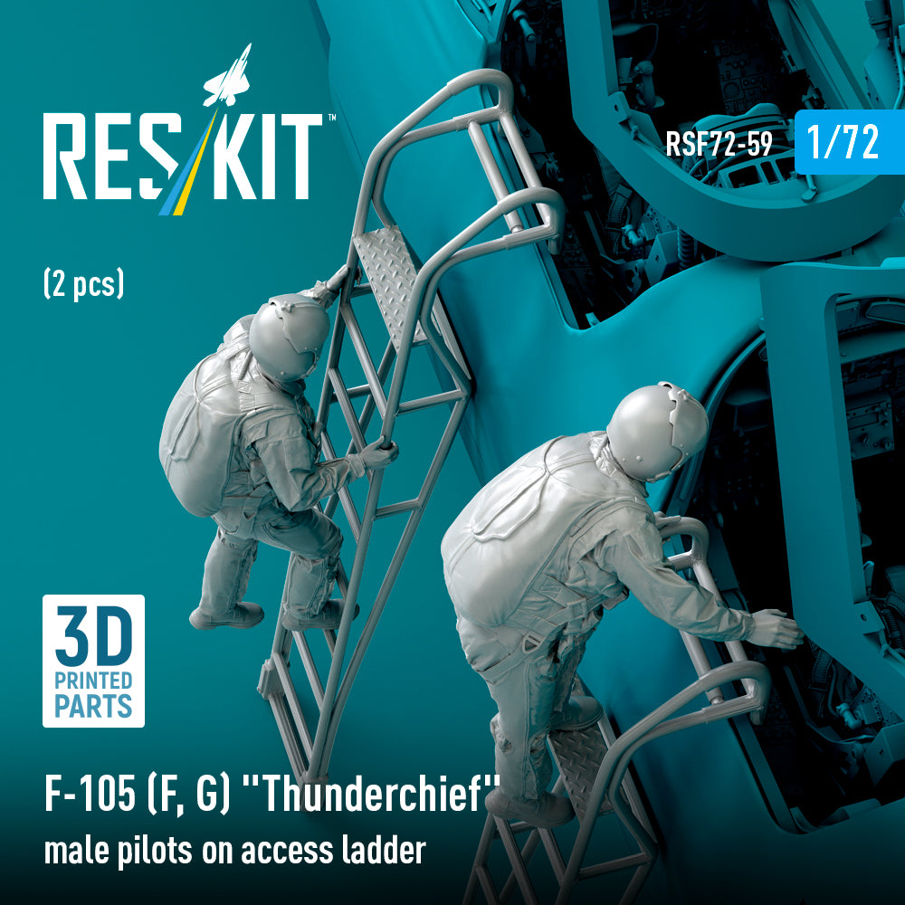 ResKit RSF72-0059 1:72 F-105F/G Male Pilots on Ladder