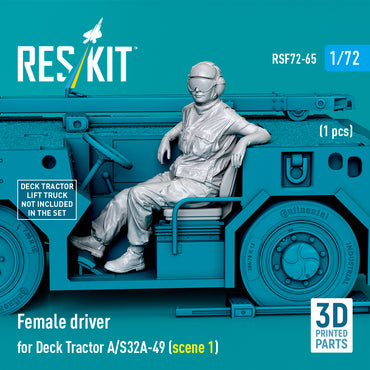 ResKit RSF72-0065 1:72 Female driver for Deck Tractor A/S32A-49