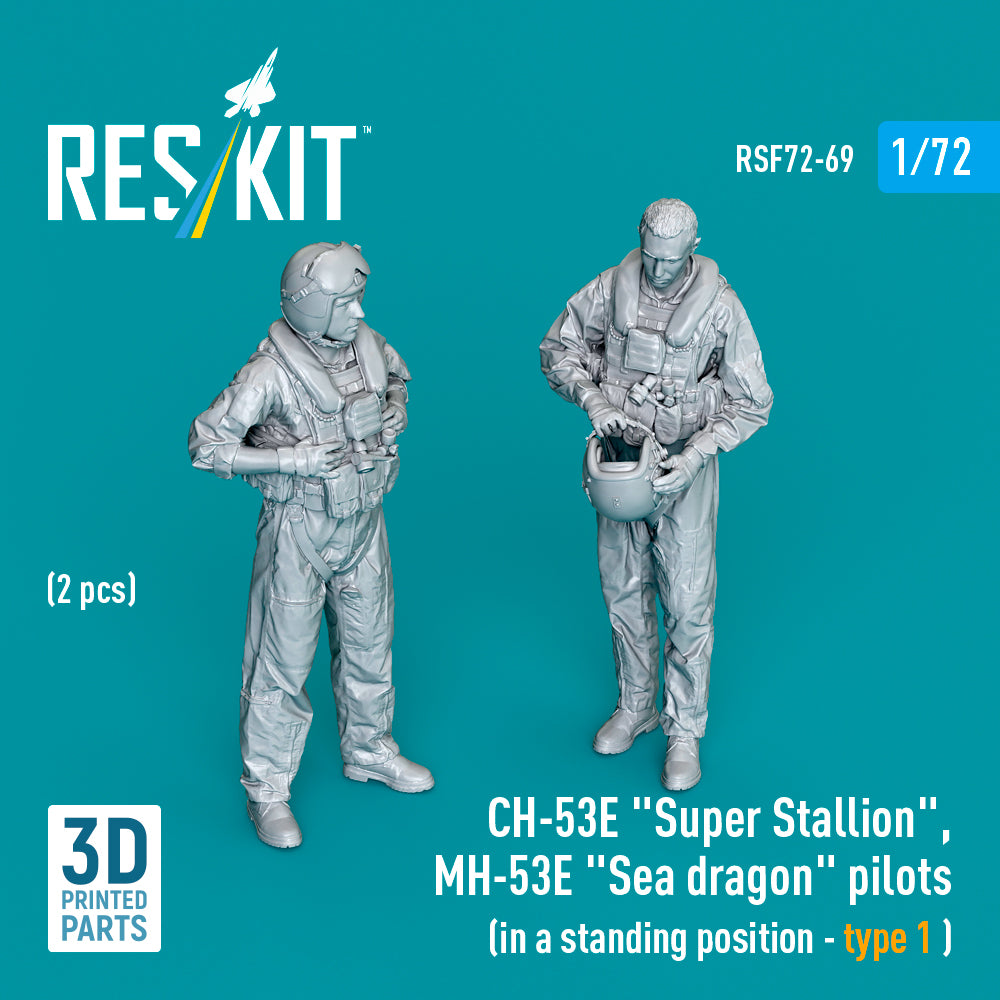ResKit RSF72-0069 1:72 Sikorsky CH-53E Super Stallion , MH-53E Sea dragon pilots