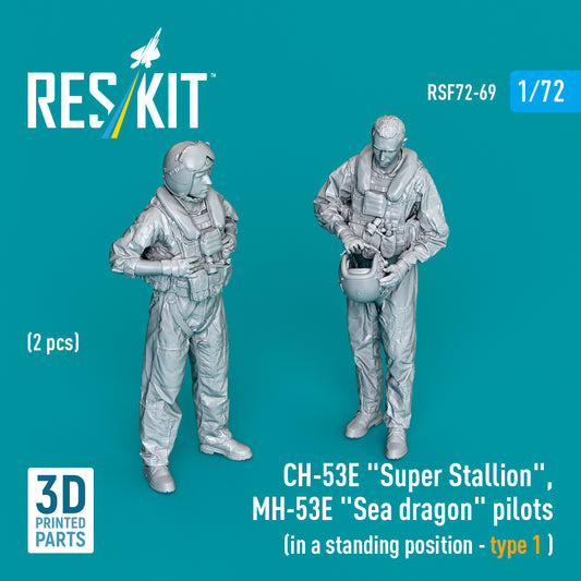 ResKit RSF72-0069 1:72 Sikorsky CH-53E Super Stallion , MH-53E Sea dragon pilots