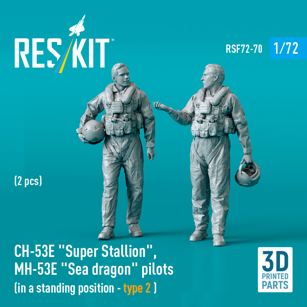 ResKit RSF72-0070 1:72 Sikorsky CH-53E Super Stallion , MH-53E Sea dragon pilots