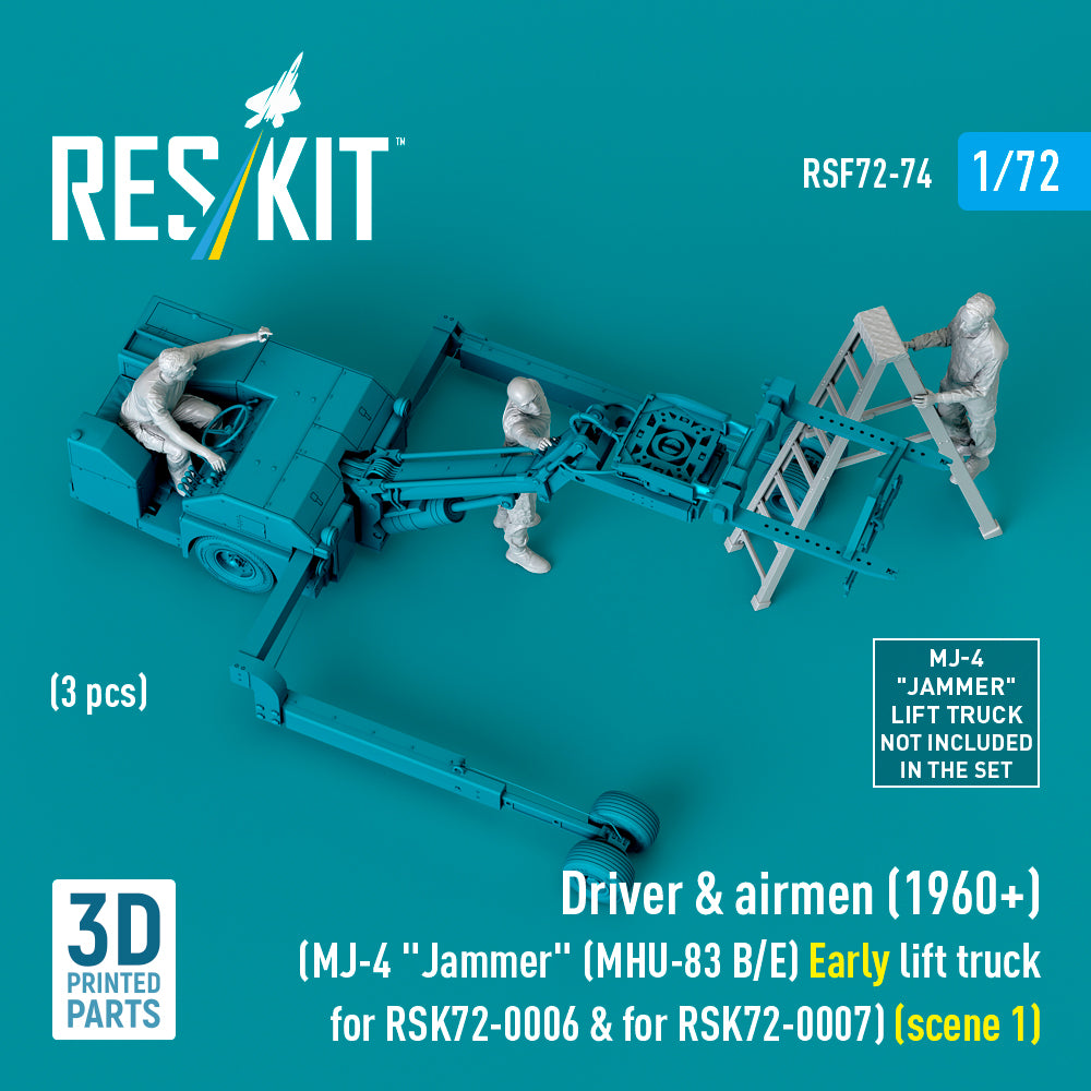 ResKit RSF72-0074 1:72 Driver & airmen