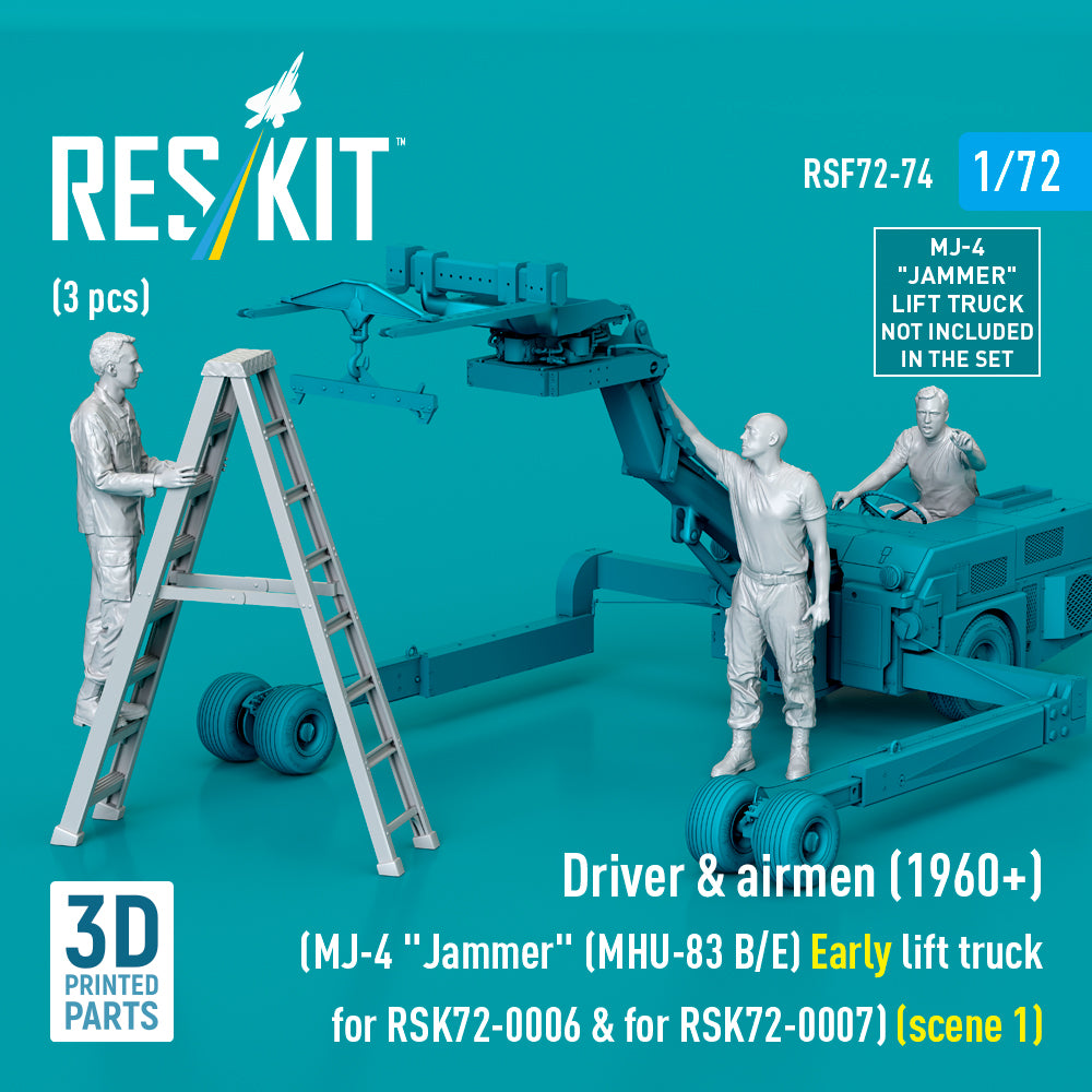 ResKit RSF72-0074 1:72 Driver & airmen