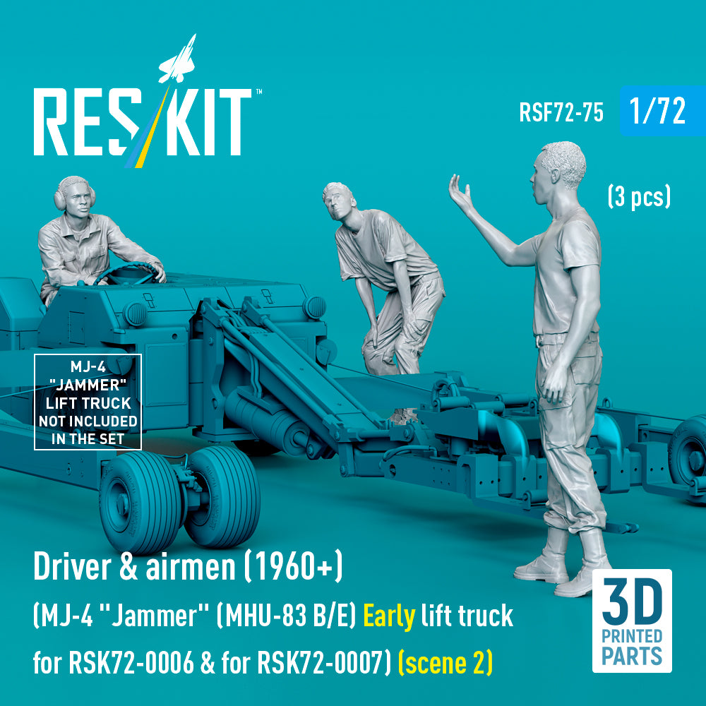 ResKit RSF72-0075 1:72 Driver & airmen