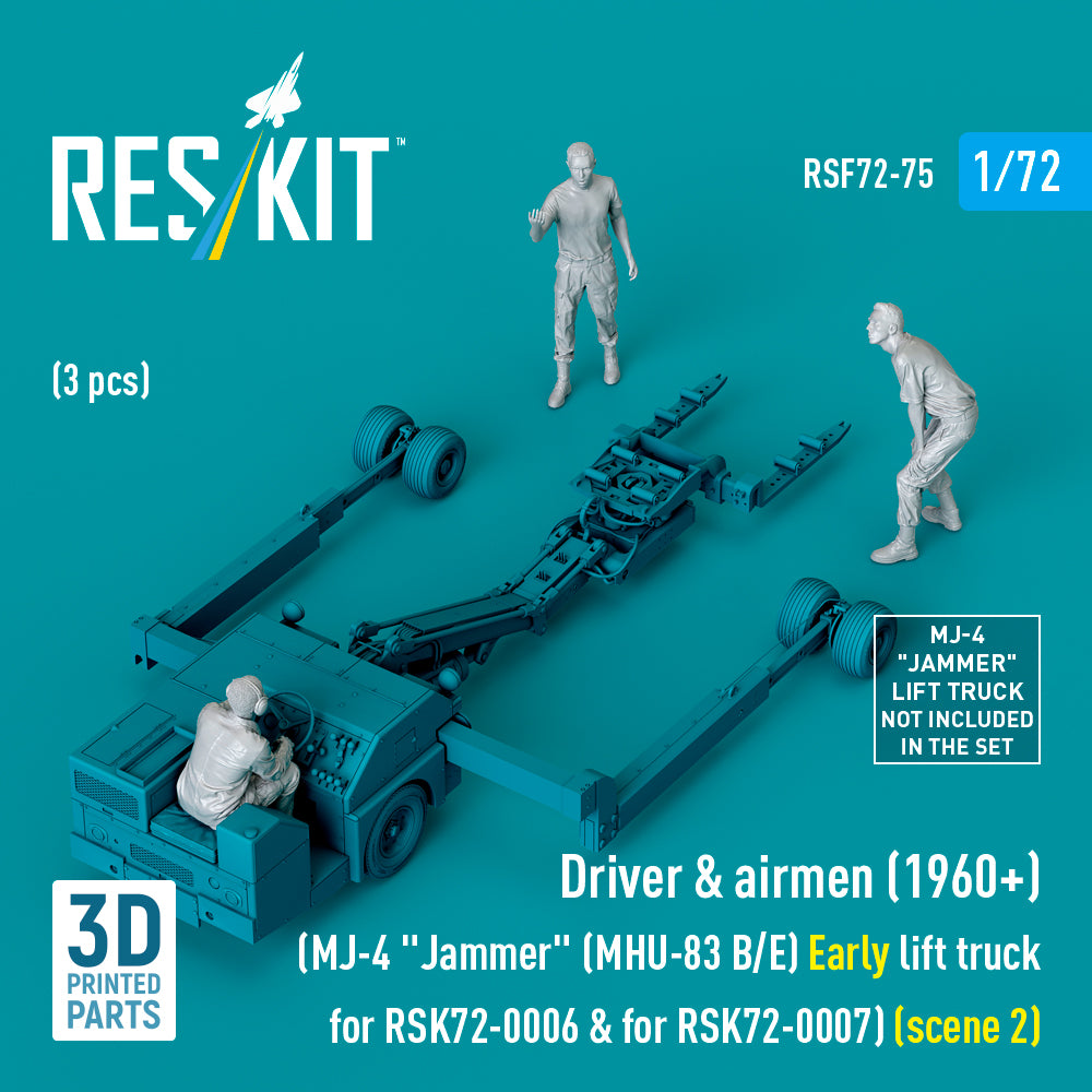 ResKit RSF72-0075 1:72 Driver & airmen