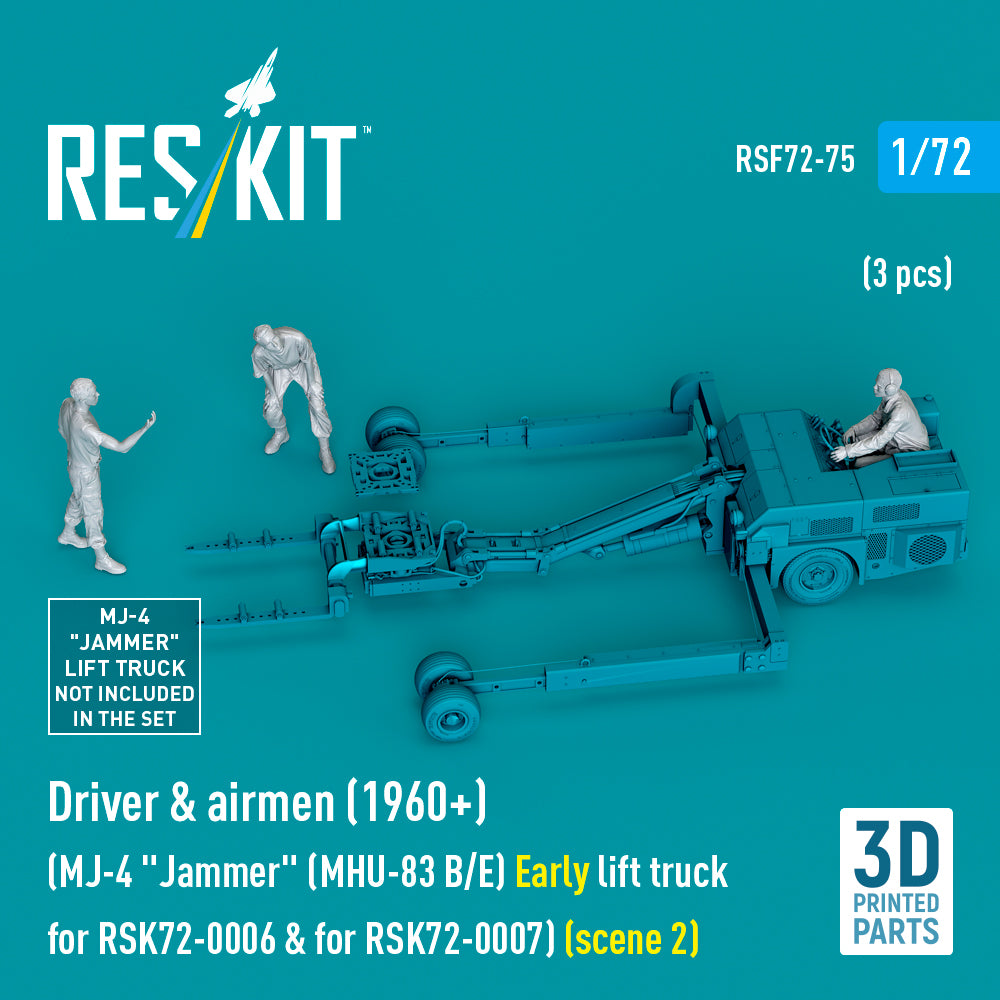 ResKit RSF72-0075 1:72 Driver & airmen