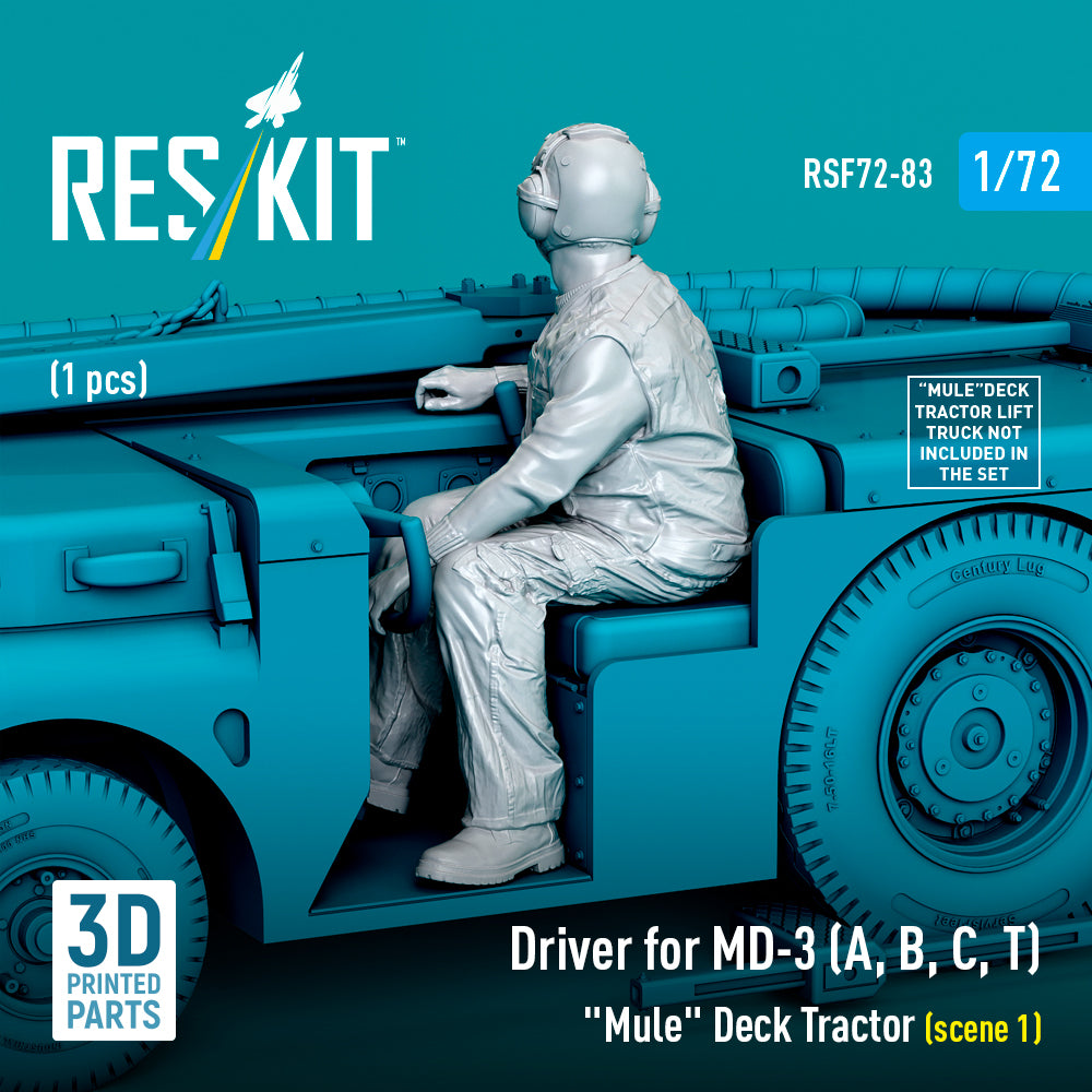 ResKit RSF72-0083 1:72 Driver for MD-3 "Mule" Deck Tractor